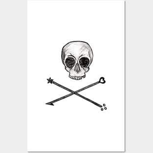 Cross Bones Posters and Art